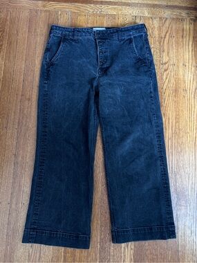 Everlane Charcoal Black Wide-Leg Jeans